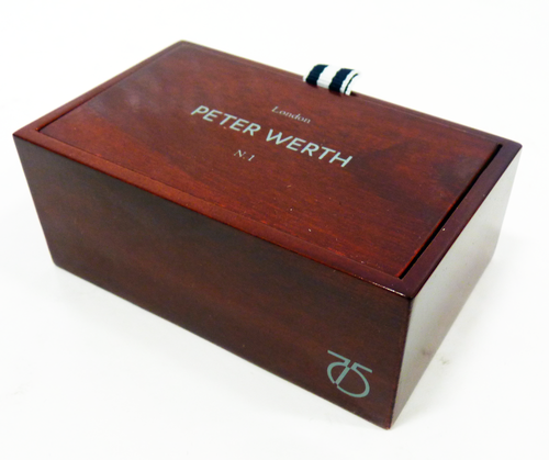 Walcott PETER WERTH Retro Mod Silver '75 Cufflinks
