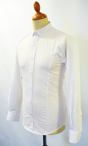 Louvar PETER WERTH Retro 60s Slim Fit Mod Shirt W