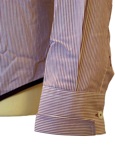 Cheyney PETER WERTH Retro 60s Striped Mod Shirt P