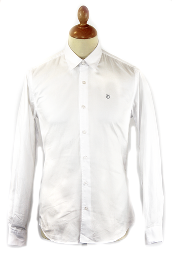 PETER WERTH Mod Concealed Button Down Oxford Shirt