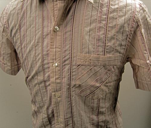 'Baracuta Short Sleeve Alban G9 Shirt'  (Pink) 