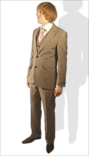 'Vespa Mod Suit' - 3 Piece Suit by GIBSON LONDON