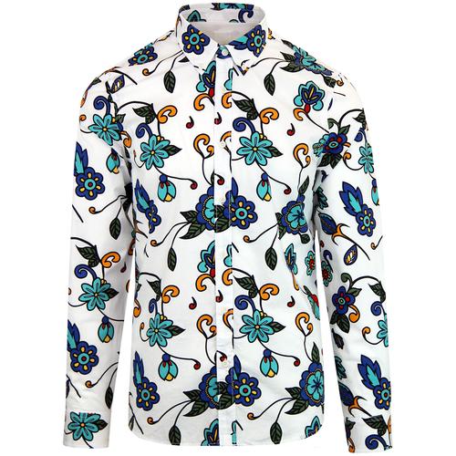 PRETTY GREEN X THE BEATLES Prudence Floral Shirt W