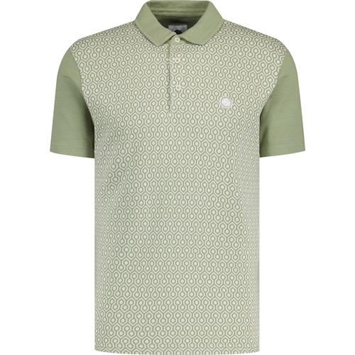 Pretty green target print polo hotsell