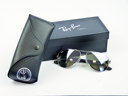 Ray-Ban Tech Carbon Fibre Sunglasses ORB8313 - 003 Mirror