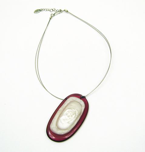 'Pebble Pendant' - Retro Sixties Necklace