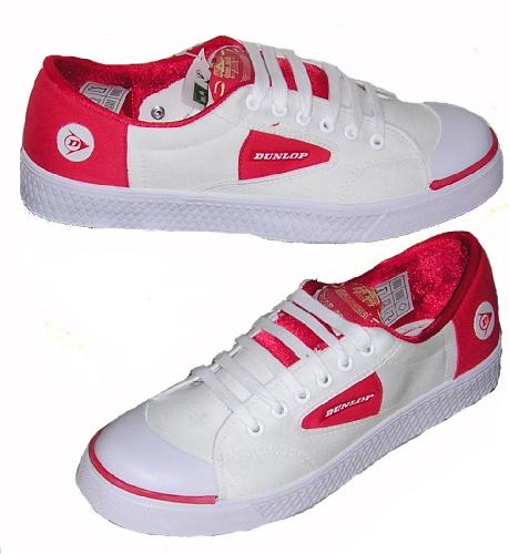 'Borrell-Red' - Indie Dunlop Greenflash Trainers