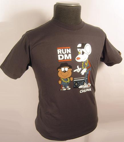 'Run DM' - Retro Indie Mens T-Shirt by CHUNK