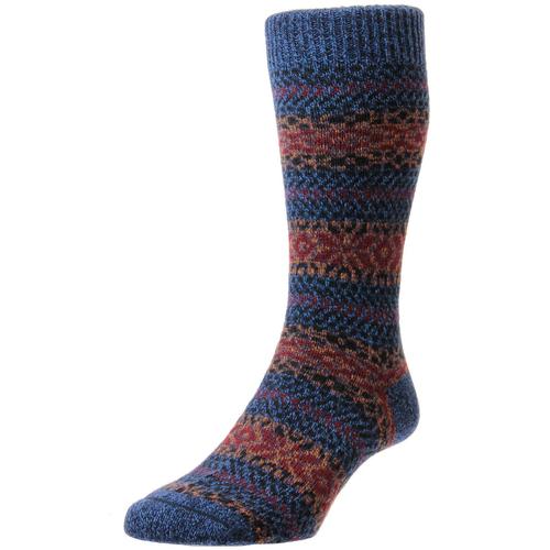 + Farne SCOTT-NICHOL Retro Fairisle Chunky Sock D