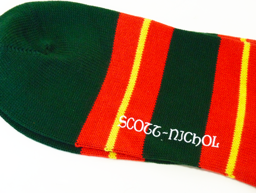 +Scott Nichol Retro Mod Multi Stripe Mens Socks CR