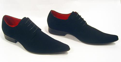 mens pointed suede shoes