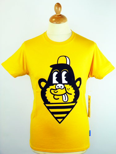 SUPREMEBEING Print Monkey Retro 70s Indie Graphic T-shirt