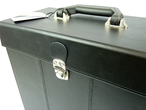33rpm TukTuk Retro Sixties Mod Record Box (Black)