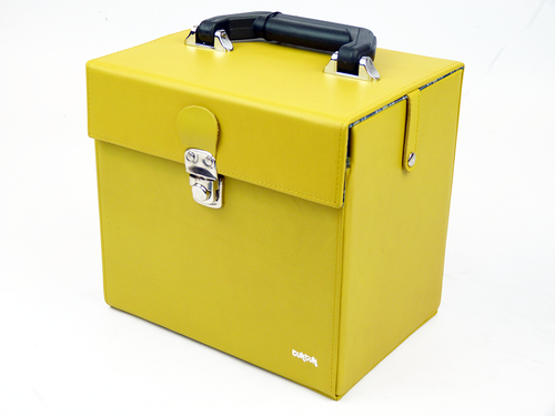 45rpm TukTuk Retro Sixties Mod Record Box (Yellow)