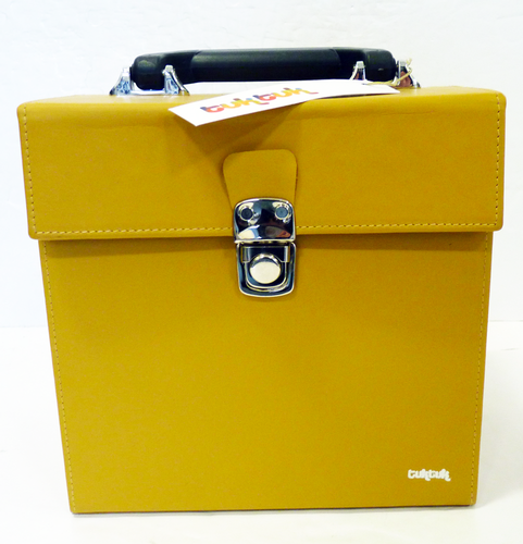 TukTuk Retro Sixties Mod Yellow 45rpm Record Box