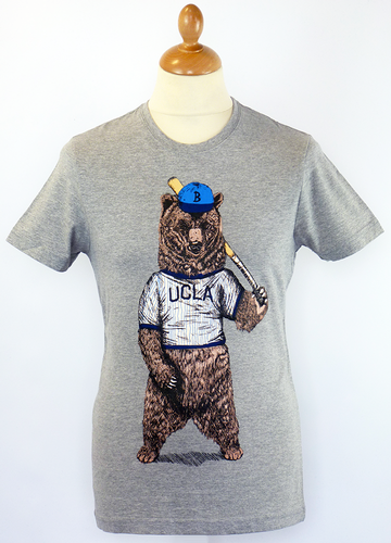 Saks UCLA Retro 70s Indie Bruins Bear Logo T-shirt