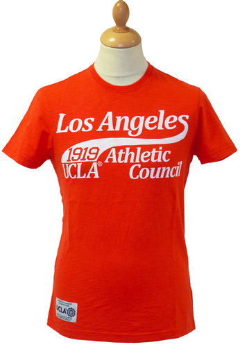 Bartlett UCLA Retro 70s Vintage Crack Logo T-Shirt