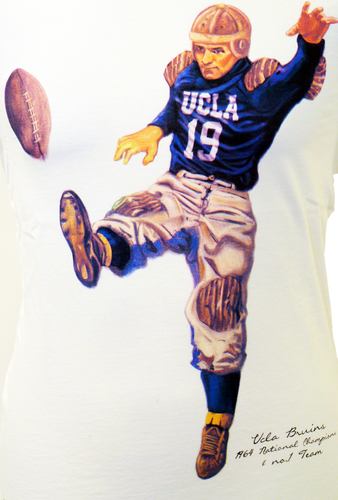 Everett UCLA Retro Vintage Bruins Football T-Shirt