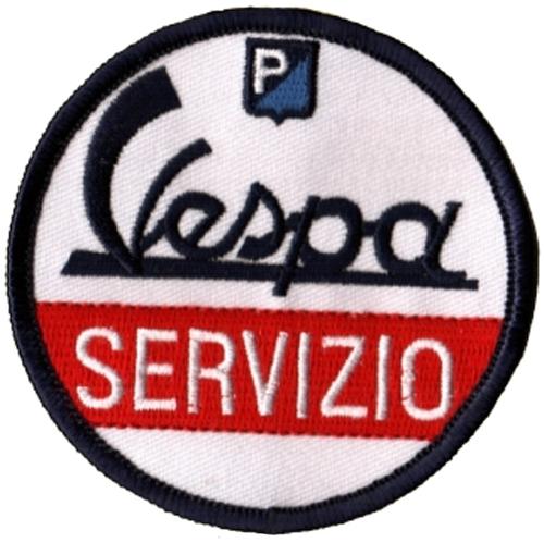'Vespa Servizio Patch' (Large)