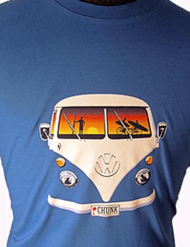 'VW Camper Van Face' -Retro Indie T-Shirt by CHUNK
