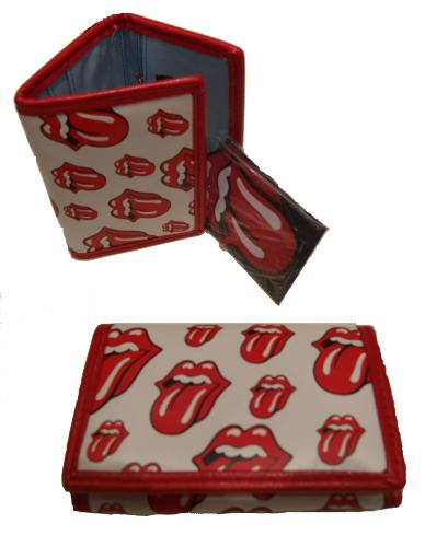 50% off! ROLLING STONES VELCRO WALLET Superb Retro Indie Style Rol