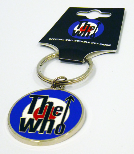 The Who Mod Target Retro Sixties Metallic Key Ring